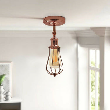Retro Rose Gold Wall Lamp